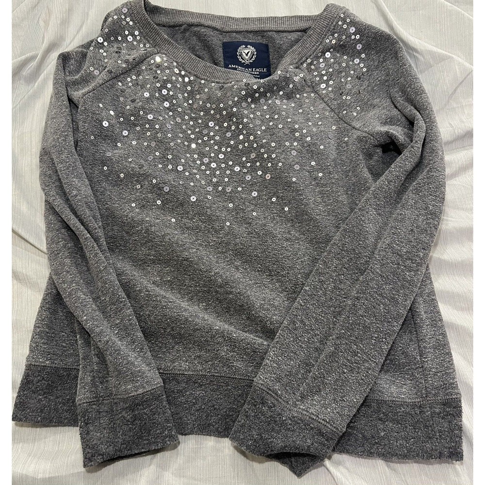 American Eagle Crew Neck Style  Medium Sparkles